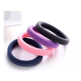 AM1004 Multicolour Rubber Ponytail Holder Bands for Hair - Set of 30