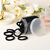 AM1002 Elastic Hair Rubber Bands for Girls, Kids & Women (Black - Pack of 30)
