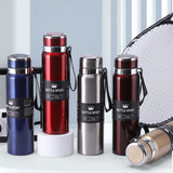 3282 Thermos Flask Insulated Stainless Steel Water Bottle - 1000ml