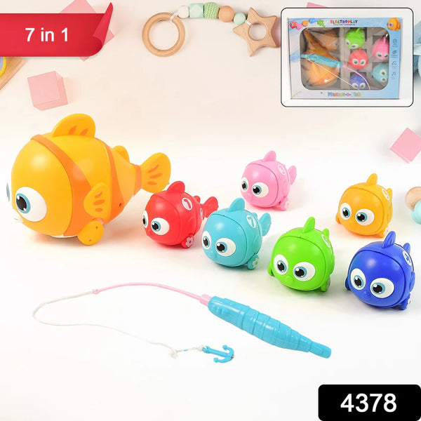 4378 Electroplay 7-in-1 Magnetic Fishing Toy Set for Kids