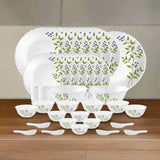 AM3964 La Opala, Novo Collection, Opal Glass Dinner Set 35 pcs