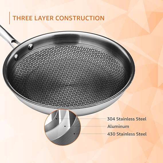 AM3922 PNB Kitchenmate Triply Dosa Tawa 28CM