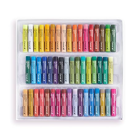 AM3389 Camel Oil Pastels Set of 50 Shades Assorted