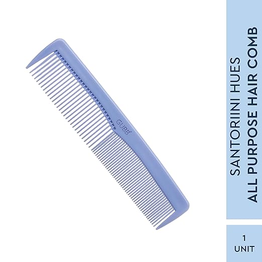 AM2051 Gubb All Purpose Hair Comb Santorini Hues Round Teeth