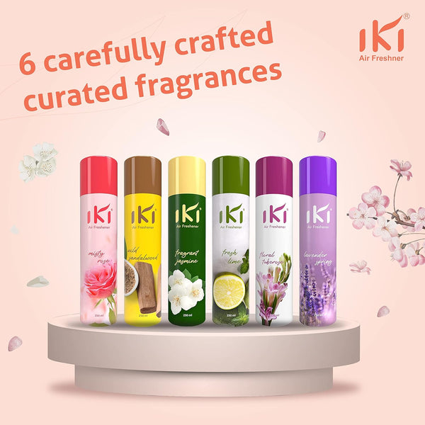 Am0261 IKI Air Freshener Sprays,Mistry Rose, Nature Inspired ,250ML-1 pcs