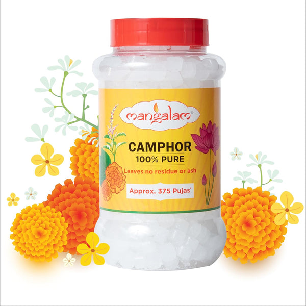 3993 Mangalam Camphor Tablet 100g Jar