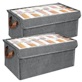 3528 Foldable Storage Baskets with Handles