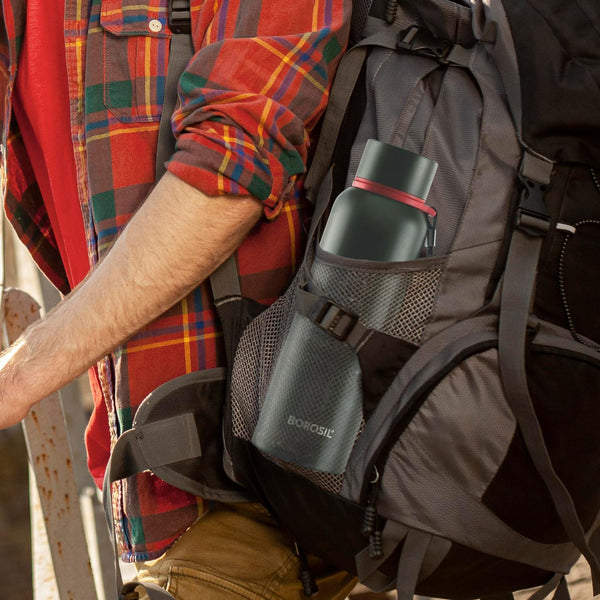 AM2983 Borosil Hydra Trek 700 ml Stainless Steel Water Bottle