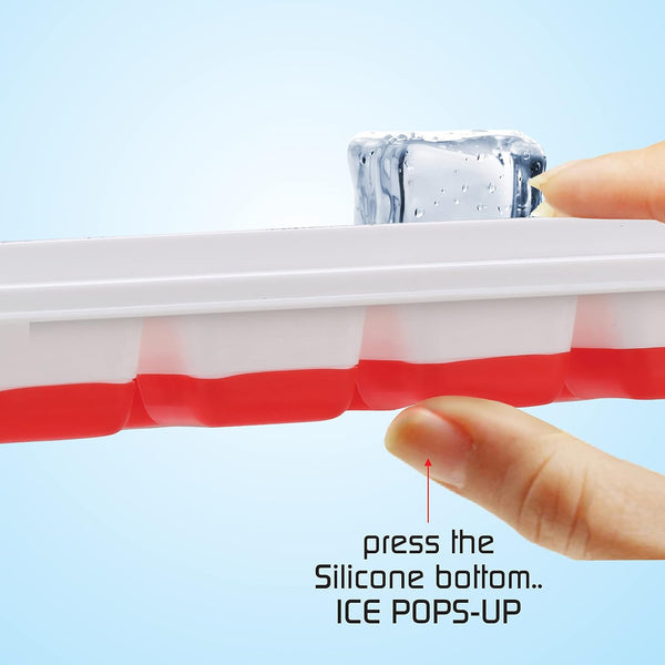 AM0537 JOYO Square Pop Up Ice Tray with Lid (small)