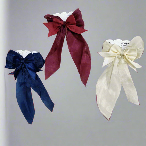 AM1281 Women Bow Hair Clips Hair Barrettes - 1pc