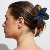 AM5619 Jumbo Flower Hair Claw Clips For Women/Girls (Pack of 1 Pcs, Multicolour)
