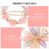 AM1030 Bridal Metal Hairpins Flower Hair Clip for Girls &  Womens - 1 Pcs