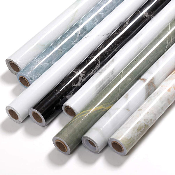 AM5867 Multi-Design Marble Foil Kitchen Stickers (60CM X 2M) - 1 Piece