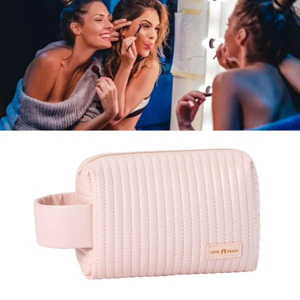 AM5439 Cosmetic Makeup Bag Portable Travel Toiletry Storage Pouch For Women Fashion Zipper Makeup Brush Bag