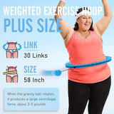 AM5411 Smart Hula Hoop, Smart Weighted Hula Hoop for Adults Weight Loss Women to Slim Waist