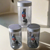 AM3986 DPI Iconic Plastic Storage Containers Jar(With Spoon) 1600ml (Pack of 3Pcs)