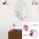1727 Adhesive Bathroom Mirror Wall 30X20CM ((small)