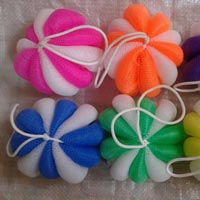 3743 Lotus Bath Loofah Shower Puff Sponge Shower Loofahs Pouf Ball (pack 0f 1)