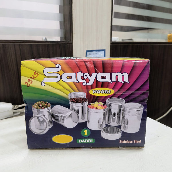 AM5324 Satyam Noori Dabbi Stainless Steel Containers For Storage Small