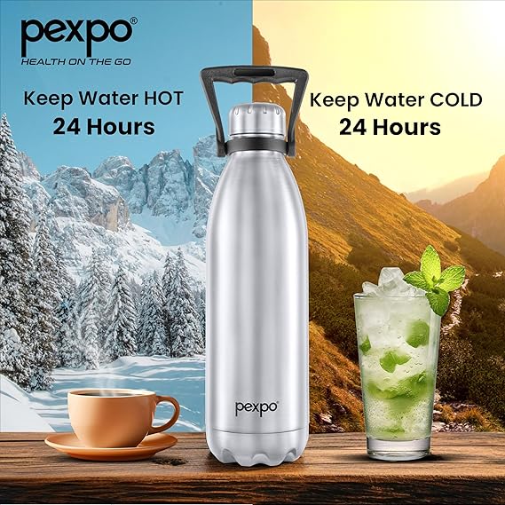 AM2784 Pexpo Echo Thermo SS Water Bottle Vaccum Insulated 1500ml