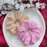 AM1283 Fabric Hair band Elastic Rubber Multicolor Color Hair Rope For Women and Girls 1pc