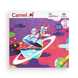 AM3389 Camel Oil Pastels Set of 50 Shades Assorted