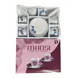 AM0329 MANSI BONE LESS CROCKERY 12 pcs CUPS & SAUCERS