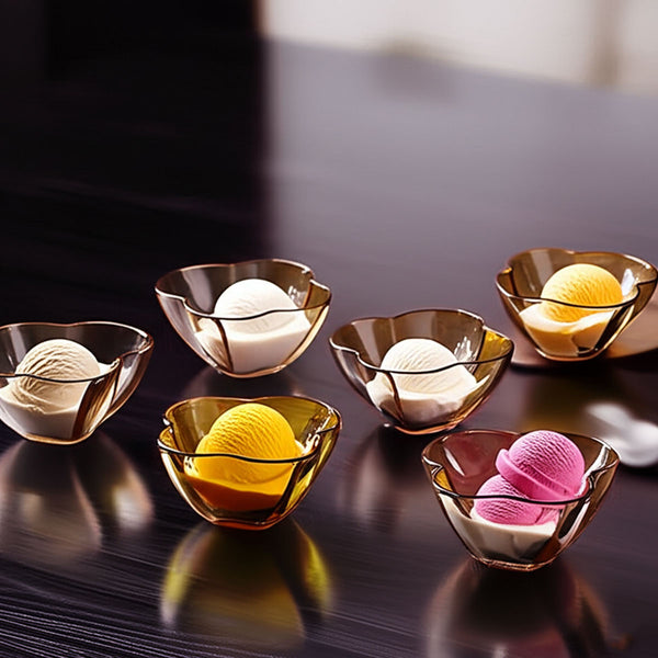 AM5968 Shibe max Ice Cream Bowls - Set of 6, 160 ml Each