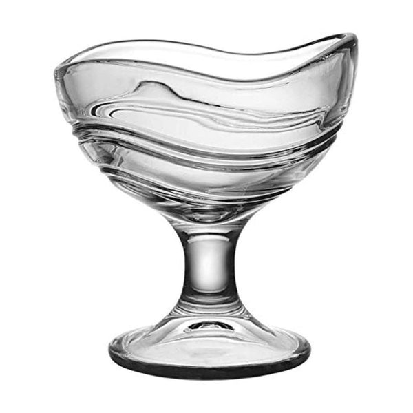 AM5995 Elegant Glass Ice Cream & Dessert Bowl 2 Pcs