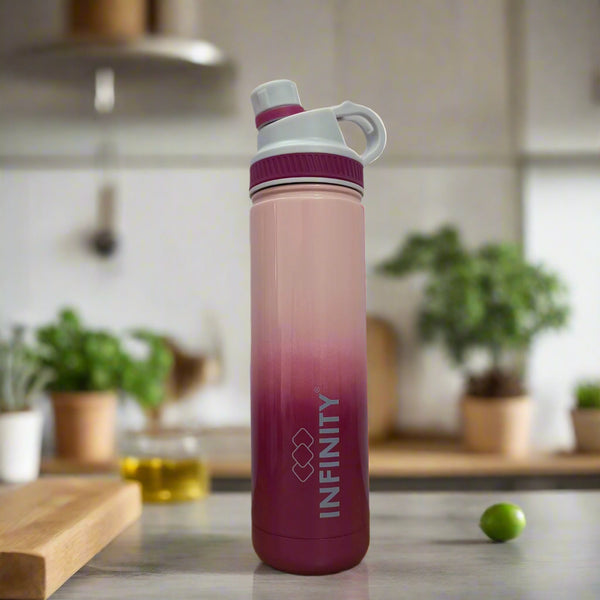 AM5119 Infinity Vanilla 750 Double Wall Insulated Steel Bottle 750ml
