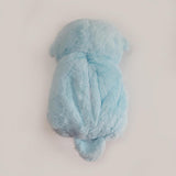 AM5412 Baby Soothing Music Tummy up Down with Light Breathing Teddy Bear Soft Toy Simulation Plush for Babies Kids Random Color