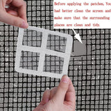 18237 Window Screen Mesh Hole Repair Patch (10×10 CM / 10 Pcs Set)