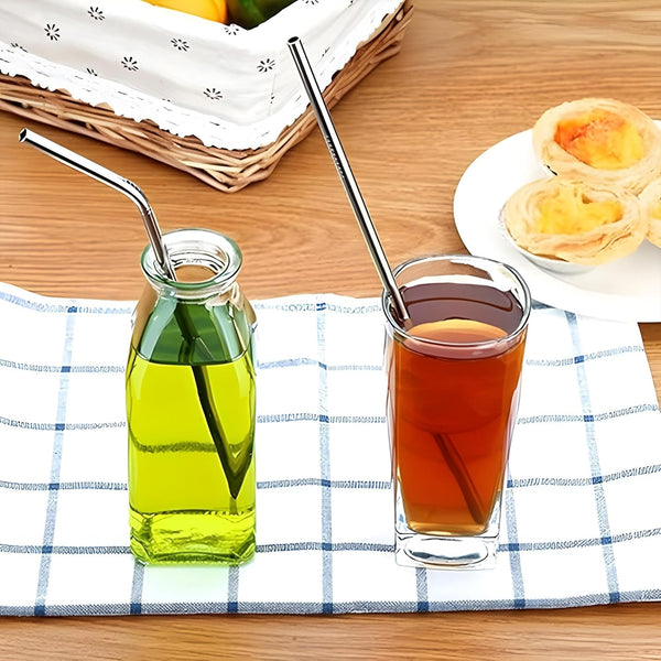 0579 Stainless Steel Straws & Brush