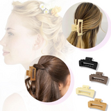 AM5630 Jumbo Hair Rectangular Claw Clips for Women and Girls - (Pack of 1 Pc, Multicolour)