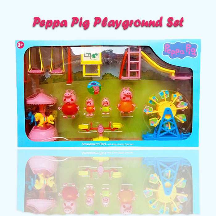 AM3166 Amusement Park With Peppa Pig Family Pcs Figurines – Amd