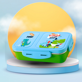 AM5115 TENKU Printed Insulated Partition Lunch Box