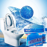 AM5410 Automatic Toilet Bowl Cleaner Tablets Stain Remover Bathroom Flush Tank Blue Tab Tablet(Pack of 10 Pcs, Color: Blue)