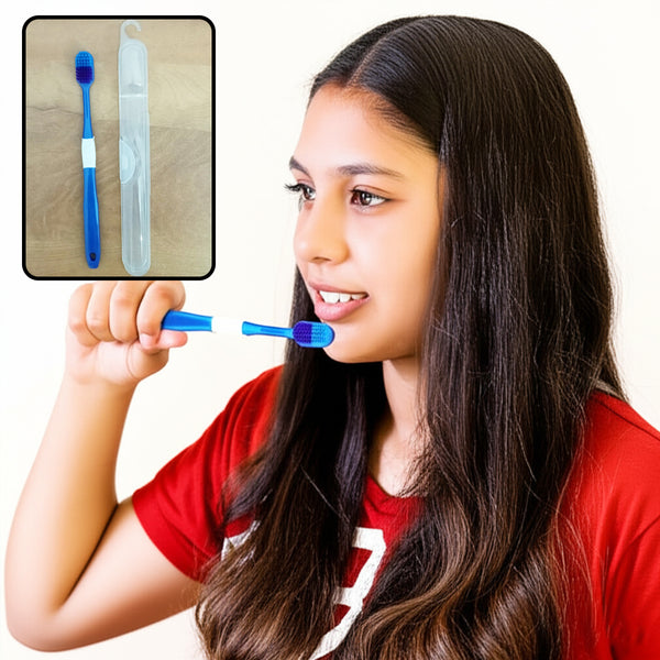 AM5526 K4 Dr. Warm Toothbrush For Braces, Super Soft Bristles For Adults - Pack of 1