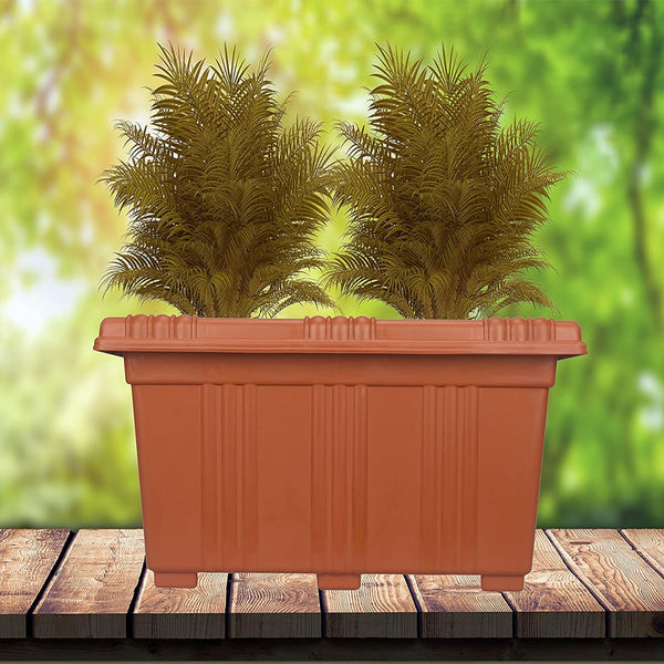 AM0858 Deep heavy Planter Rectangle pot 325x175x150