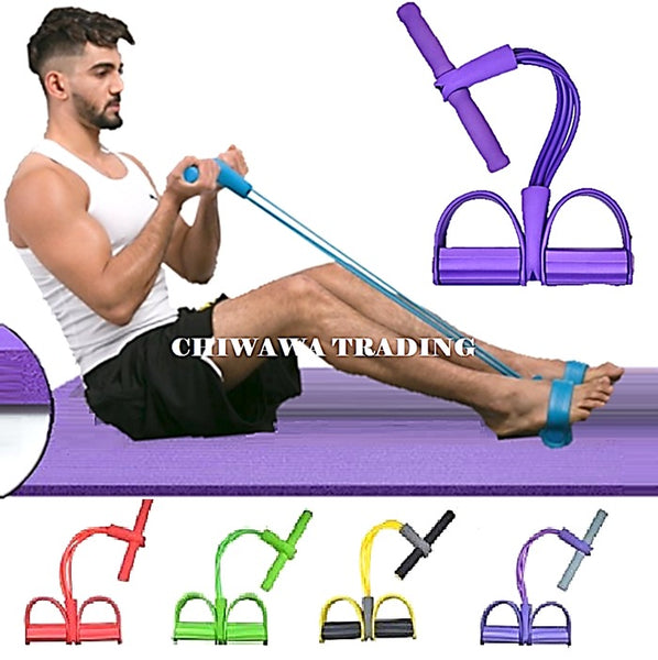 AM3614 Pedal Resistance Band Pull Rope Training Strap Multicolour