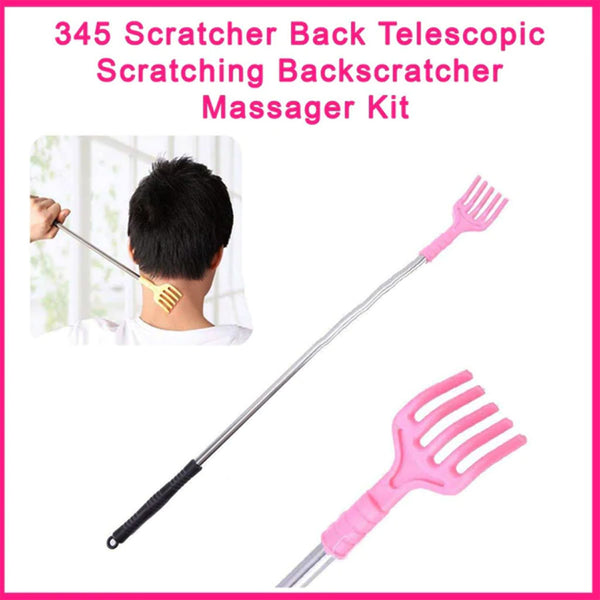0345 Scratcher Back Telescopic Scratching Backscratcher Massager Kit