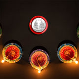0866 Silver color Coin for Gift & Pooja (Not silver metal)