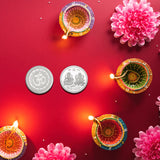 0866 Silver color Coin for Gift & Pooja (Not silver metal)