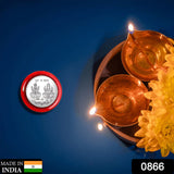 0866 Silver color Coin for Gift & Pooja (Not silver metal)