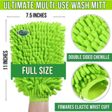 0711 Single sided microfiber hand glove duster