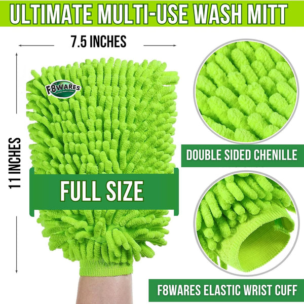 0711 Single sided microfiber hand glove duster