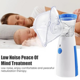 AM5414 Handheld Nebuliser Machine, Rechargeable Portable Nebulizer with Mouthpiece and 2 Masks for Adults & Kids (Pack of 5 Pcs)