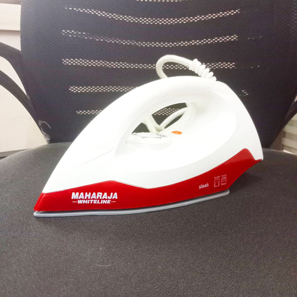 AM3642 Maharaja Whiteline 1000 Watts Sleek Dlx Pro Dry Iron 1 Pcs