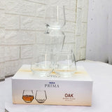 AM5210 YERA Prima OAK Whisky Glass Set of 6 Pcs - Each 300Ml