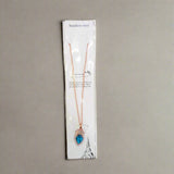 AM5761 Rose Gold-Plated Cubic Zirconia-Studded Brass Necklace Set of 1 Pcs